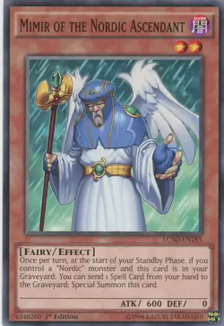 Yugioh Mimir of The Nordic Ascendant LC5D-EN185 Common NM x3 Play Set - Image 1