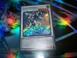 Junk Speeder 1st Edition Platinum Secret Rare RA01-EN032 Yu-Gi-Oh! - Image 1