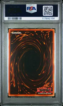 2002 Yu-Gi-Oh! Gaia/Fierce Knight Legend of Blue Eyes LOB Unlimited Ultra PSA 9 - Image 2