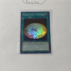 Yugioh Vanquish Soul - ContinueU Super Rare NM Wild Survivors Ships Same Day - Image 1