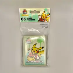 Pokemon Worlds 2025 Anaheim SoCal Pikachu Card Sleeves Anaheim Exclusive - Image 1