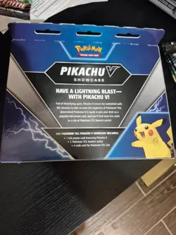2022 Pokemon Pikachu V Showcase Includes Pikachu V Promo Card & 3 Booster Packs - Image 3