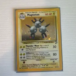 Magneton 9/130 Base Set 2 Unlimited Holo Rare Pokemon TCG Card - Image 1