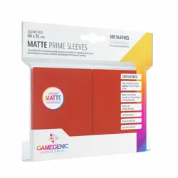 Gamegenic - Matte Prime Card Sleeves: Red - Image 1