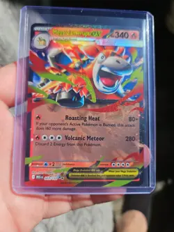 Mega Camerupt ex 022/132 Mega Brave PACK FRESH Double RARE HOLO Pokemon Card - Image 1