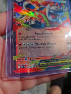 Mega Camerupt ex 022/132 Mega Brave PACK FRESH Double RARE HOLO Pokemon Card - Image 2
