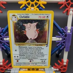 Clefable - 5/130 - Pokemon Base Set 2 Holo Rare Card WOTC - Image 1