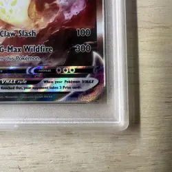 Pokemon Card PSA 9 Mint Charizard Vmax Full Art UPC Black Star Promo Swsh261 - Image 5