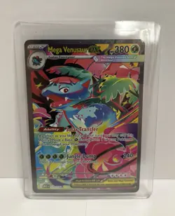 Mega Venusaur EX SIR 177/132 Mega Evolution English pokemon TCG Near Mint Card - Image 1