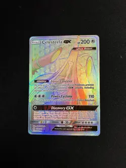 Pokemon TCG Celesteela GX Ultra Prism Holo Card 162/156 Mint Condition - Image 1