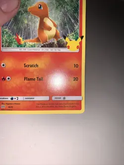 Pokemon Charmander 9/25 Non Holo 25th Anniversary Mcdonalds Promo 2021 Card - Image 3