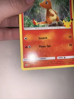 Pokemon Charmander 9/25 Non Holo 25th Anniversary Mcdonalds Promo 2021 Card - Image 4