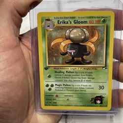 Erika's Gloom Gym Heroes 1st Edition 45/132 Pokemon Vintage NM/MT Uncommon Card - Image 1