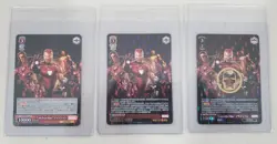 Weiss Schwarz MARVEL "I am Iron Man." MAR/SE40-018SP Foil Card Japan 3 card LOT - Image 3