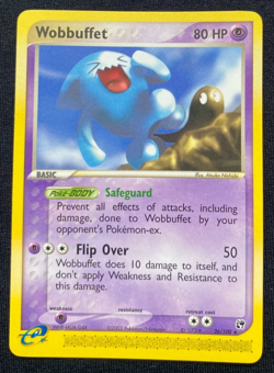 Pokemon Wobbuffet TCG Card 26/100 EX Sandstorm 2003 Nonholo NM/LP - Image 1
