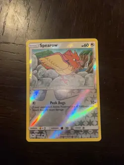 Pokemon Card Spearow Holo Peck Bugs Basic Stage 60 HP 97/149 - Image 1