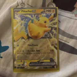Pokemon 2024 Scarlet & Violet Indomilk Quaxly Pikachu EX Promo Card 195/SV-P - Image 1