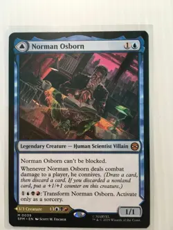 MTG NORMAN OSBORN / GREEN GOBLIN NM-M Marvel's Spider-Man Mythic 039 Regular - Image 1
