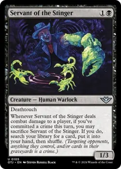 Servant of the Stinger - Near Mint MTG Outlaws of Thunder Junction - Image 1