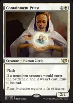 Containment Priest - Light Play MTG Commander 2014 Edition - Image 1