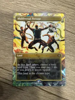 MTG Marvel’s Spider-Man Multiversal Passage (Borderless) #206 Rare - Image 1