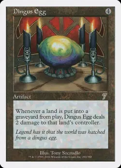 Dingus Egg Seventh Edition LP MTG - Image 1