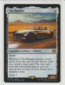 The Regalia Rare MtG Card FIN 267 Final Fantasy - Image 1