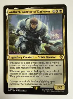 Ardbert, Warrior of Darkness - FIC 0077 NM - MTG Magic - Image 1