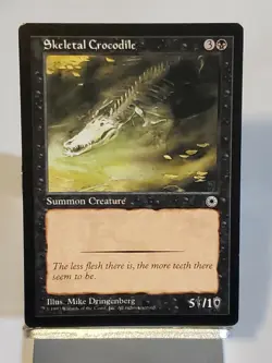 MTG Skeletal Crocodile Portal Regular Common Magic - Image 1