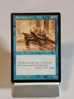 MTG Horned Turtle Tempest Regular Common Magic - Image 1