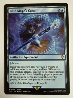 x1 Blue Mage's Cane R MTG Commander: Final Fantasy M/NM, English - Image 1