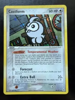 Pokemon Sunny Castform 31/113 Delta Species Reverse Holo And Castform 30/101 - Image 4