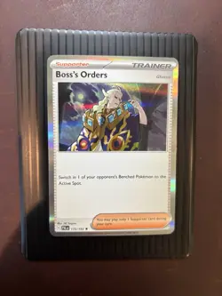 Boss's Orders 172/193 Sv02: Paldea Evolved Pokemon TCG Holo Rare 2023 NM - Image 1