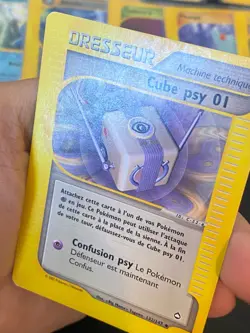 CARTE POKEMON CUBE PSY 01 132/147 FR PEU COMMUNE WIZARDS AQUAPOLIS - TBE - Image 2