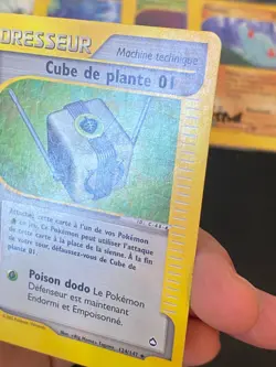 CARTE POKEMON CUBE DE PLANTE 01 124/147 FR PEU COMMUNE WIZARDS AQUAPOLIS - TBE - Image 3