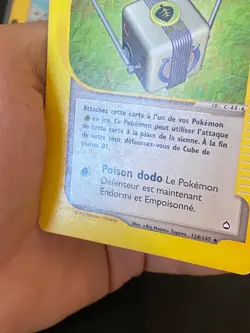 CARTE POKEMON CUBE DE PLANTE 01 124/147 FR PEU COMMUNE WIZARDS AQUAPOLIS - TBE - Image 4