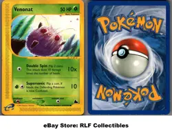 2003 Pokemon, Skyridge, #112/144 Venonat, Common - Image 1