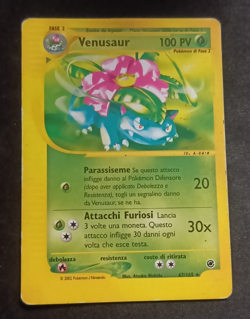 Pokemon Venusaur 67/165 Expedition - Rare Not Holo ITA LP+ Old 2002 - Image 1