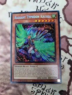 Radiant Typhoon Krosea DOOD-EN015 1st Edition Secret Rare Yugioh Tcg - Image 1