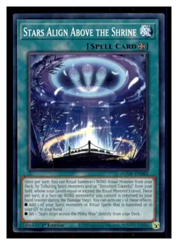 Yugioh Stars Align Above the Shrine AGOV-EN061 1st Edition NM - Image 1