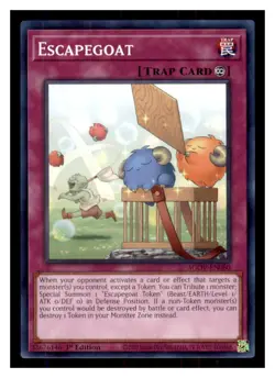 Yugioh Escapegoat AGOV-EN080 1st Edition NM - Image 1