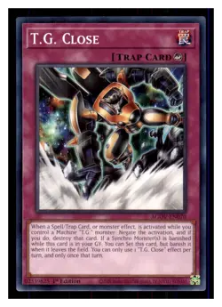 Yugioh T.G. Close AGOV-EN070 1st Edition NM - Image 1