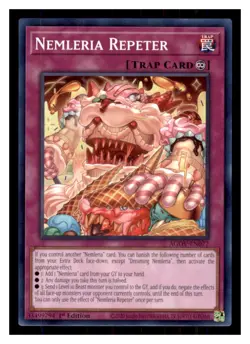 Yugioh Nemleria Repeter AGOV-EN077 1st Edition NM - Image 1