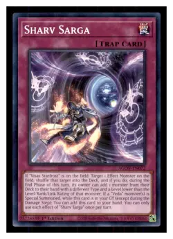 Yugioh Sharv Sarga AGOV-EN072 1st Edition NM - Image 1