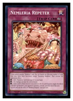 Yugioh Nemleria Repeter AGOV-EN077 1st Edition NM - Image 1