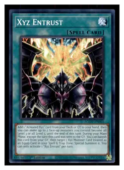 Yugioh Xyz Entrust AGOV-EN051 1st Edition NM - Image 1
