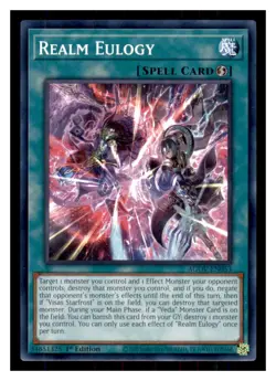 Yugioh Realm Eulogy AGOV-EN053 1st Edition NM - Image 1