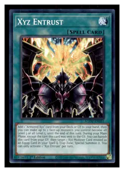 Yugioh Xyz Entrust AGOV-EN051 1st Edition NM - Image 1