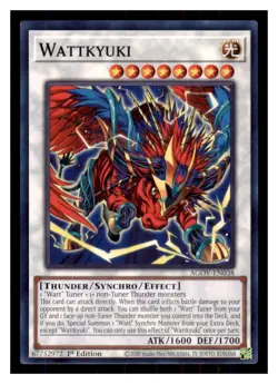 Yugioh Wattkyuki AGOV-EN038 1st Edition NM - Image 1