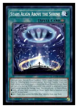 Yugioh Stars Align Above the Shrine AGOV-EN061 1st Edition NM - Image 1